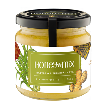 HoneyMix se zázvorem a citronovou trávou 140 g Melicante 